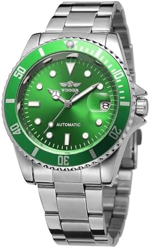 MASTOP Men Automatic Mechanical Watches Full Steel Waterproof Mens Watches | Calendar,Fashion Wristwatch for Men