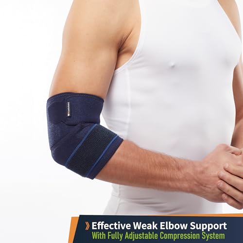 ​Comforband Adjustable Elbow Brace – Targeted Support for Tennis Elbow, Golfer's Elbow, Tendonitis, Arthritis, Bursitis, Sprains