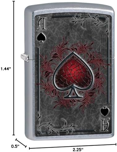 Zippo Lighter: Ace of Spades - Street Chrome 79476