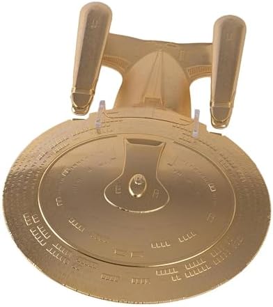 Eaglemoss Star Trek Starship Replica | 18K Gold USS Enterprise NCC-1701-D