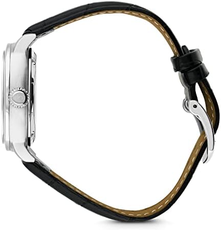Stauer 1930 Dashtronic Watch Cotswold Genuine Men's Automatic Watch with Leather Band and Stainless Steel Case 21-Jewel Movement and 3-ATM Water Resistant