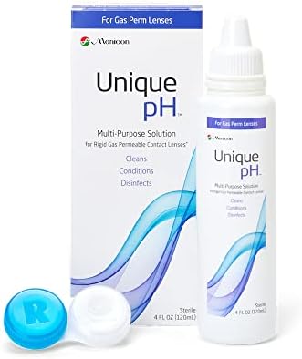 Menicon Unique pH Multipurpose Contact Lens Solution with Lens Case 4 fl oz