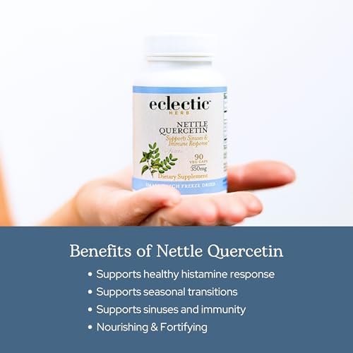 Eclectic Herb - Nettle Quercetin Capsules | Non-GMO, Vegan | 90 CT