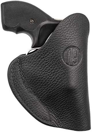 1791 Gunleather IWB Holster Fits J-Frame, 38 Special & Snub Nose Revolvers | Soft leather holster fits Ruger LCR, S&W 642, 637, 638, Bodyguard, Model 60, Taurus 85, 856, Kimber K6S, J-Frame