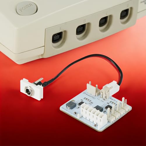 BITFUNX DreamPSU2.0 Power Supply 12V Replacement Kit - Fully Compatible with GDEMU, USB-GDRom and Original DreamCast GDROM Disc Drive