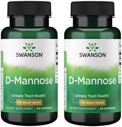 Swanson D-Mannose 700 Milligrams 60 Capsules