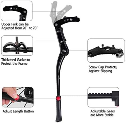 ROCKBROS Bike Kickstand for 24"-28" Mountain Bike Adjustable Kickstands