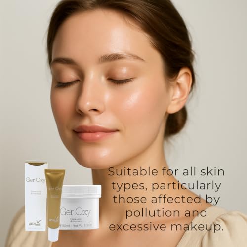 Gernetic Ger Oxy, Oxygenating Pollution Protection Face Cream, Revitalizing Daily Moisturizer for Dull Skin, 40ml