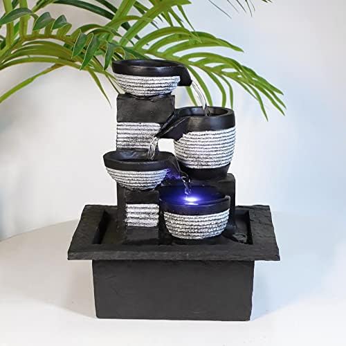 Resin LED Indoor Water Fountains | Office, Home Relocation Gifts