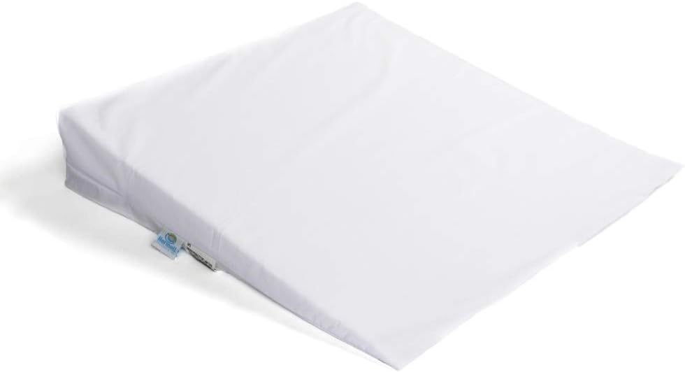 Hermell Bed Wedge Pillow – Supportive Elevated Cushion for Back Pain Relief, Spinal Alignment, Snoring