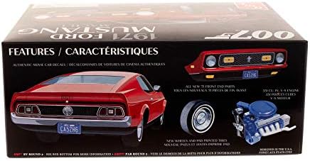 AMT James Bond 1971 Ford Mustang Mach I 1:25 Scale Model Kit (AMT1187M)