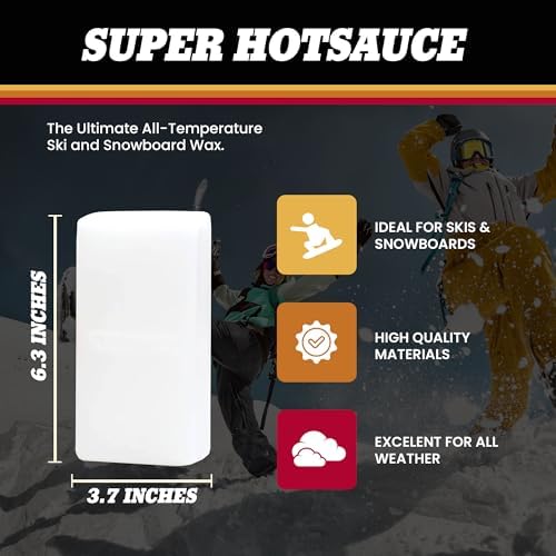 Hertel Super HotSauce All Temperature Ski and Snowboard Wax - Easy to Apply