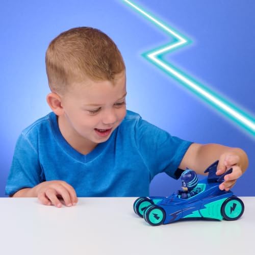 PJ Masks Catboy & Cat-Car Articulated Blue Action Figure and Vehicle Set