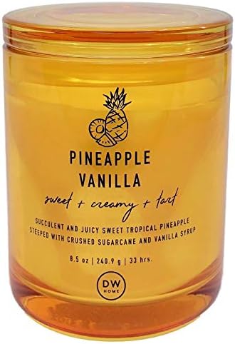 Pineapple Vanilla Scented Candle