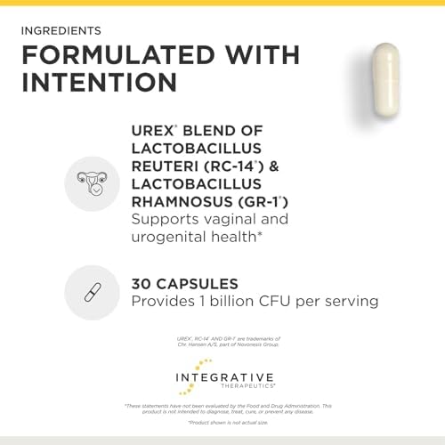 Integrative Therapeutics Pro-Flora Women’s Probiotic - Vaginal Health Probiotic*- Supports Urogenital Health in Women* - Convenient Daily Use - 30