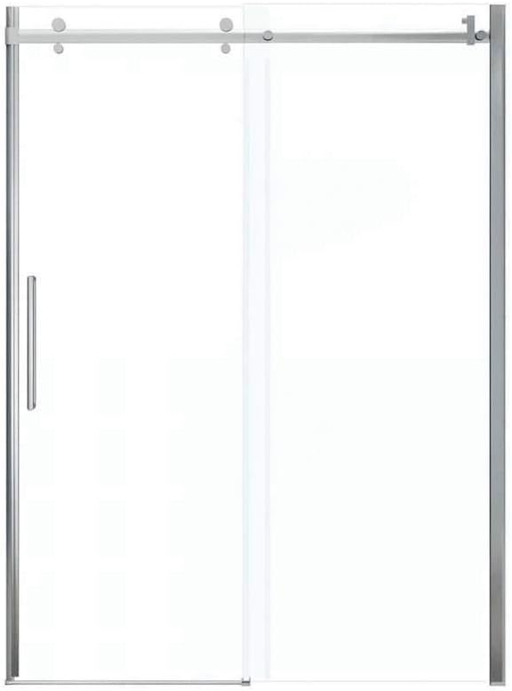 Transolid KSX603296-8997SC-3144 Expressions 32-in x 60-in x 96-in Alcove Shower Kit with Extension and Door, White/Sea Fog and Silver