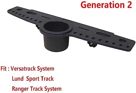 Brocraft Knife and Plier Holder Rig Rack for 90 Degree Boat Track System/Knife and Plier Holder Rig Holder for Versatrack Track/Lund Sport Track