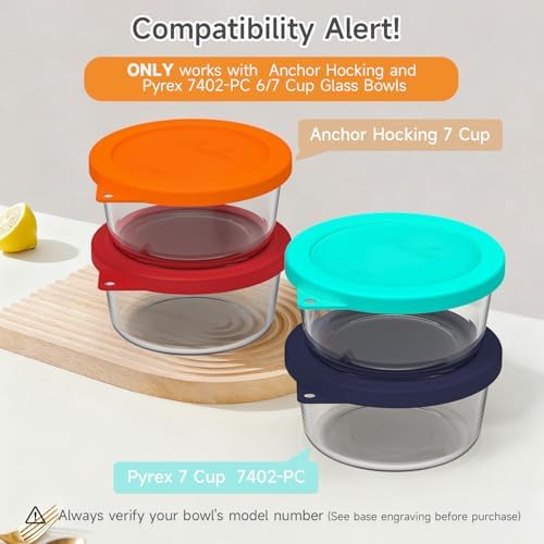 SOPHICO 1 Cup Round Silicone Replacement for Pyrex & Anchor Hocking 7202-PC