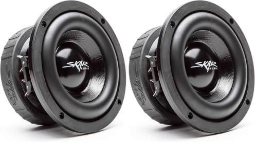 Skar Audio EVL-8 D4 8" 1200 Watt Max Power Dual 4 Ohm Car Subwoofer
