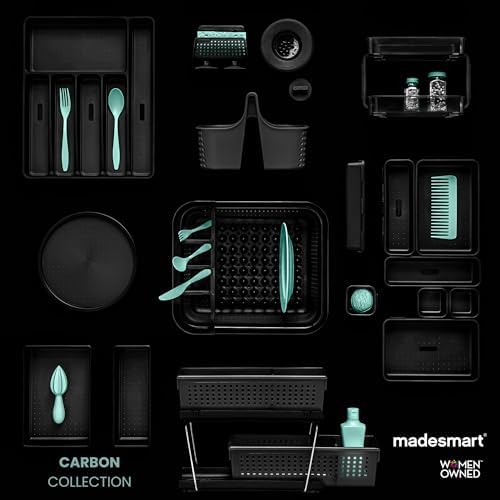 madesmart Sink Collapsible Dish Rack, White