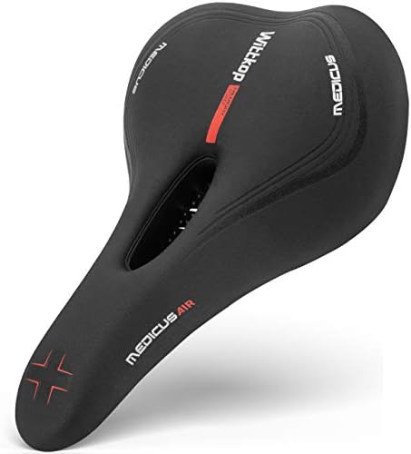 Wittkop Bike Seat I Bicycle Seat for Men and Women, Waterproof Bike Saddle with Innovative 5-Zone-Concept I Exercise Bike Seat for BMX, MTB & Road