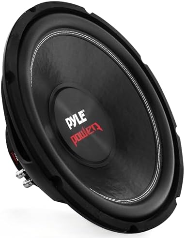 Pyle 8" Car Subwoofer Speaker - 800 Watt Dual 4 Ohm Voice Coil, Treated Foam Surround, Non-Pressed Paper Cone, 60oz Magnet - Powerful Vehicle Audio Bass Woofer for Car Stereo Systems - PLPW8D (Black)