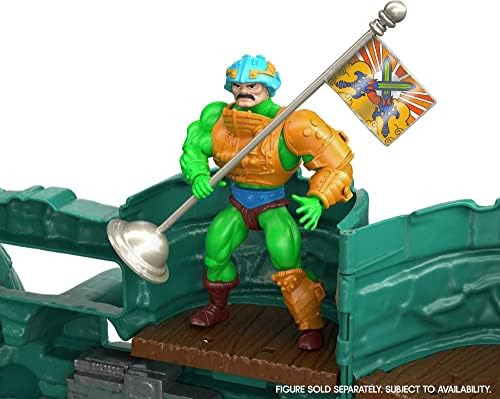 Masters of the Universe Mattel Masters of the Universe Origins Playset & Action Figure, Castle Grayskull with Scorceress, MOTU Toy, 4 Rooms