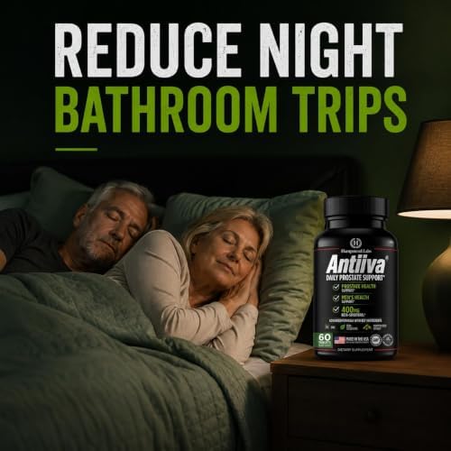 Hampstead Labs Advanced Men Prostate Support Beta Sitosterol 400mg 60 Tab | Promotes bladder health, healthy urinary flow & everyday comfort with Zinc. No Saw Palmetto.