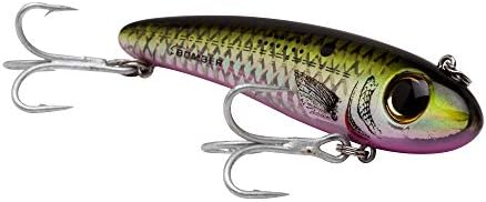 Bomber Lures Mullet Slow-Sinking Twitch / Walking Saltwater Fishing Lure - Excellent for Speckled Trout, Redfish, Stripers and More, 3 1/2 Inch, 5/8 Ounce