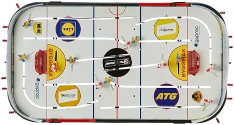 STIGA Table-Top Rod Hockey Game Play Off 21 – Classic Ice Hockey Action with Enhanced Features, Easy Assembly, Includes 2 Pucks – Fun for All Ages