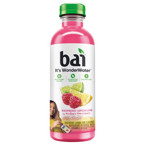 BAI Antioxidant Infusion, Rio Raspberry Tea Liquid Prepared Iced Tea, 18 Fl Oz