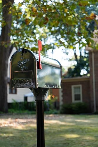 Architectural Mailboxes Coolidge Galvanized Steel Mailbox Post, Compatibility Code F, 7511B-10