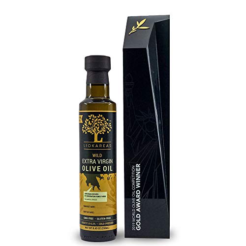 Wild Greek Extra Virgin Olive Oil - Organic - Kosher - Single Sourced - Limited Stock - Premium - Cold Pressed - Gluten Free - NonGMO - Unfiltered
