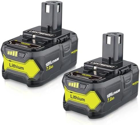 VANON 2-Pack 7.0Ah Replacement for Ryobi 18V Battery P108