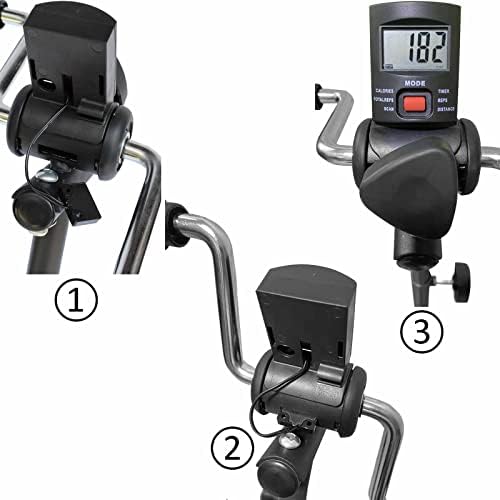 Pedal Exerciser Bike Hand Arm Leg and Knee Peddler Adjustable Fitness Equipment for Seniors, Elderly Home Pedal Exercise Bike for Total Body