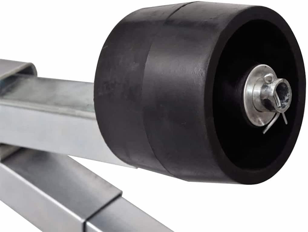 vidaXL Boat Trailer Bottom Support Bracket with Keel Rollers