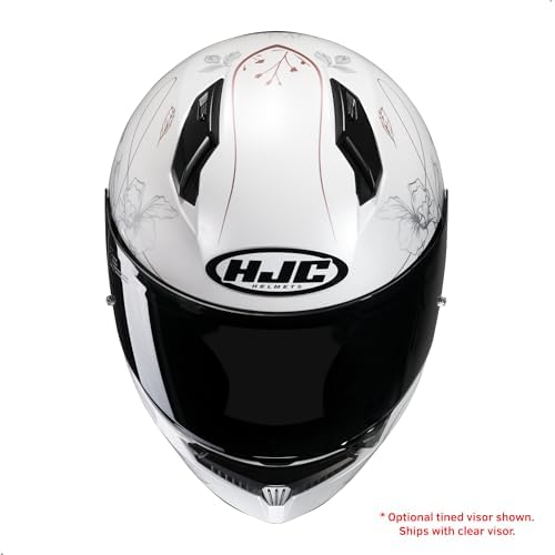 HJC C10 Epik Full Face Motorcycle Helmet with HJ-34P Pinlock Shield, DOT Approved (MC8, Medium)