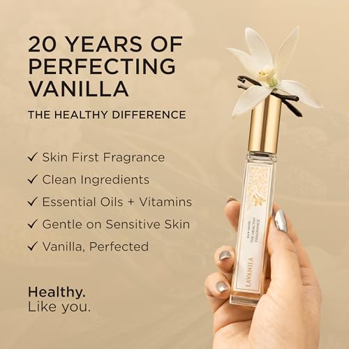 Lavanila Pure Vanilla Perfume for Women, 1.7 Fl Oz | Clean Vanilla Perfume, Long Lasting Women’s Eau de Parfum with Madagascar Vanilla – Natural Fragrance, Women’s Fragrances