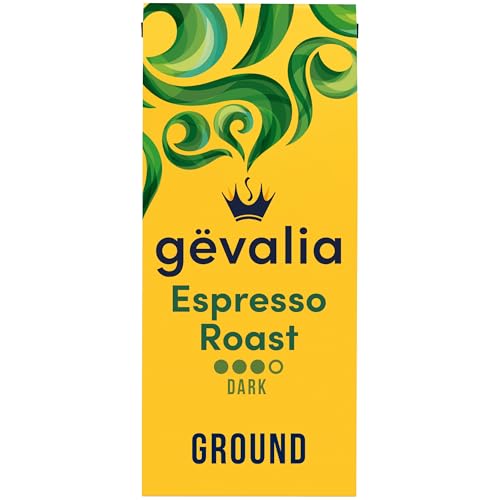 Gevalia Ground Coffee, Espresso Roast Dark Roast, 12 oz. Bag
