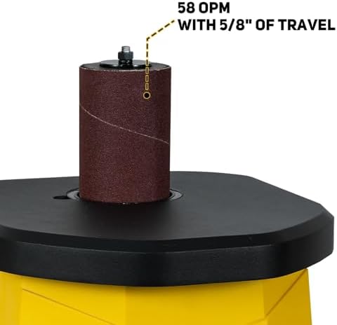 Woodskil Variable Speed Oscillating Spindle Sander for Wood,4A | Spindle Sander with 1000-1800RPM,6 Sleeves,Compact Design for Curved Edges,Contours,Slots,Detail Work