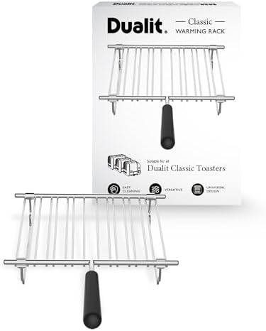 Dualit Classic Warming Rack for Dualit Classic Toasters | 1 x Warming Rack To Warm Items over a Dualit Toaster | Toaster Warming Rack | Ideal