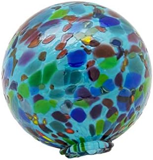 Totally Blown Glassworks Pond Float. Handmade Blown Glass, Garden Gazing Ball, Table Centerpiece