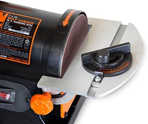 WEN Benchtop Belt and Disc Sander with 1 x 30 in. Belt and 5 in. Sanding Disc (6515T)