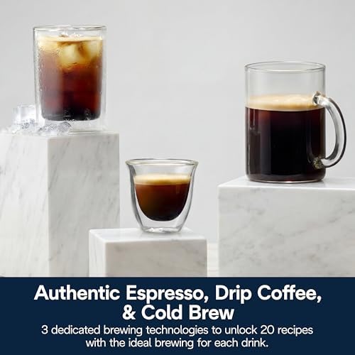De'Longhi Magnifica Duo Automatic Espresso Machine, Milk Frother, Silver | #1 Worldwide Espresso Machine Maker, 20 One-Touch Recipes