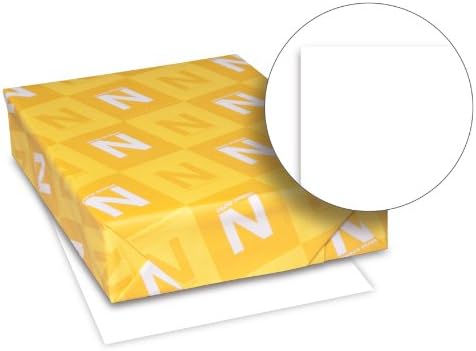 Neenah Paper 01338 CLASSIC CREST Writing Paper, 24lb, 93 Bright, 8 1/2 x 11, Avon White, 500 Sheets