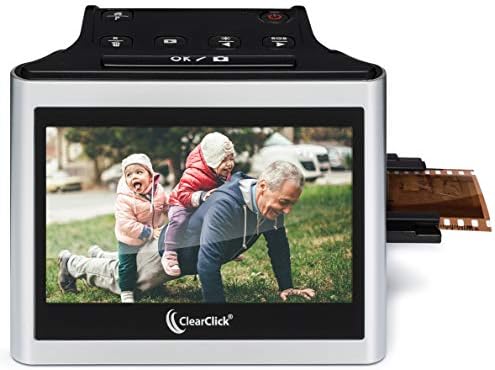 ClearClick Virtuoso 2.0 (Second Generation) 22MP Film & Slide Scanner with Extra Large 5" LCD Screen - Convert 35mm, 110