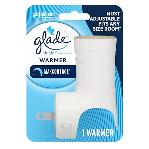 Glade PlugIns Air Freshener Warmer, Scented and Essential Oils for Home and Bathroom, Up to 50 Days on Low Setting (Pack of 5)
