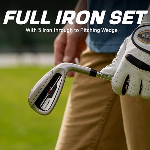 Precise - Men's Golf Club Set | 460cc titanium driver, 14-piece complete bag, fairway wood & hybrid, irons through wedge, putter, stand bag, left/right
