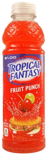 Tropical Fantasy Fruit Punch Juice Cocktail, Fruit Punch, 22.5 Fl Oz