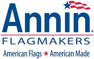 Annin Flagmakers Nylon American Flag - 5x8 ft (Model 2557) 100% Made in USA